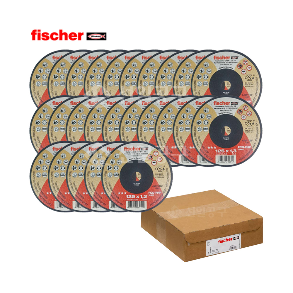 (25) Ǽ 5ġ ܼ ݼӿ 125x1.3  16mm ϻ Fischer